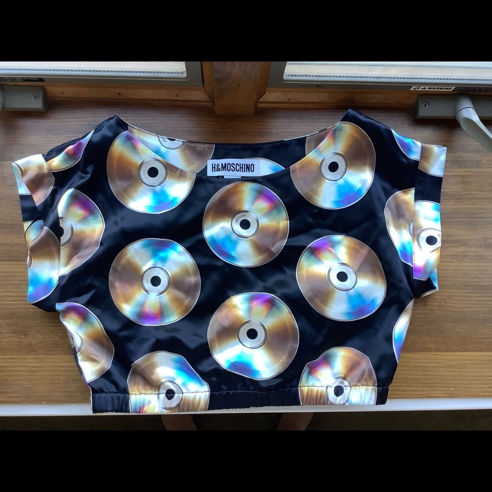 H&M Moschino Crop Top